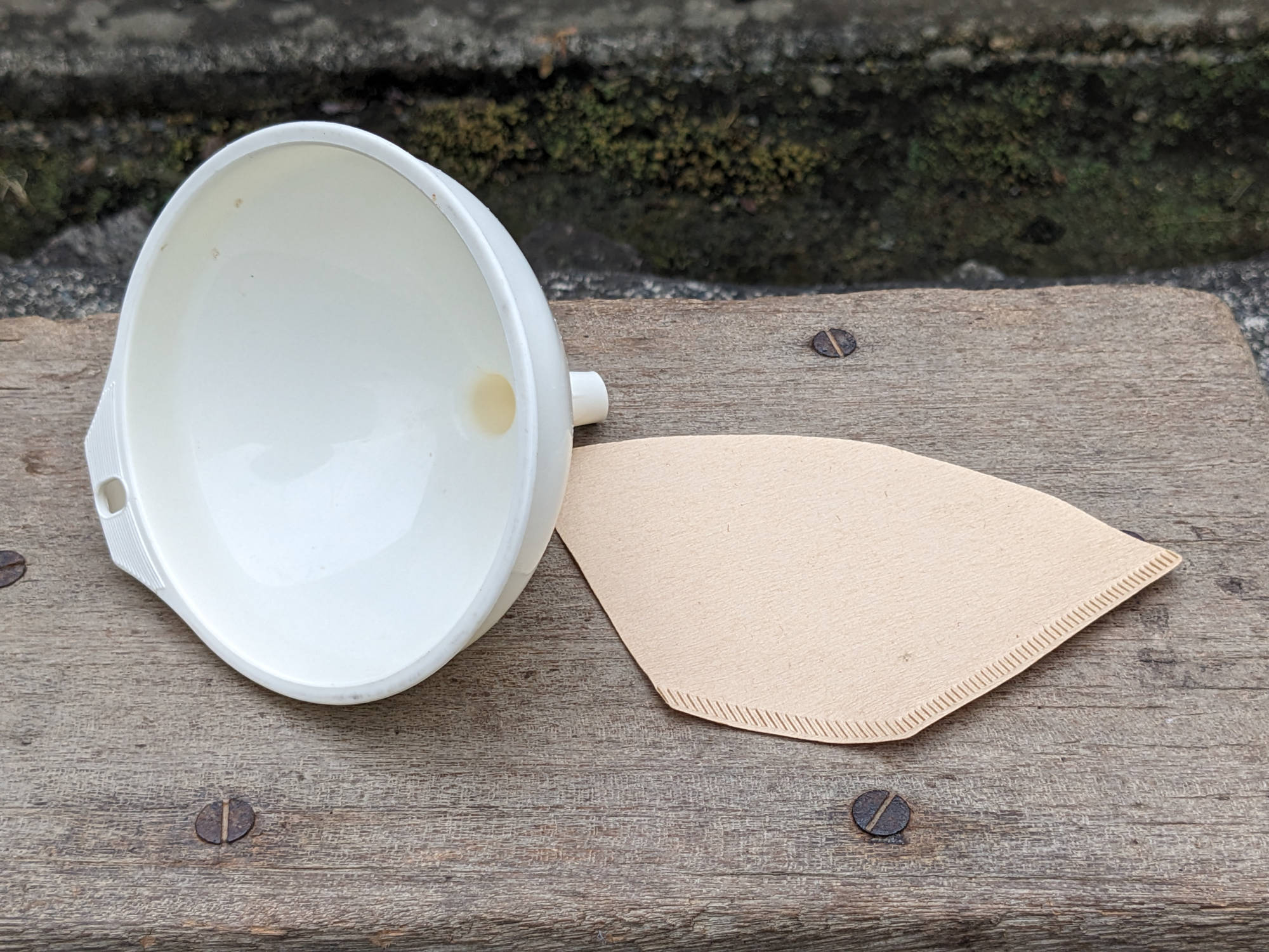 ロートとフィルター